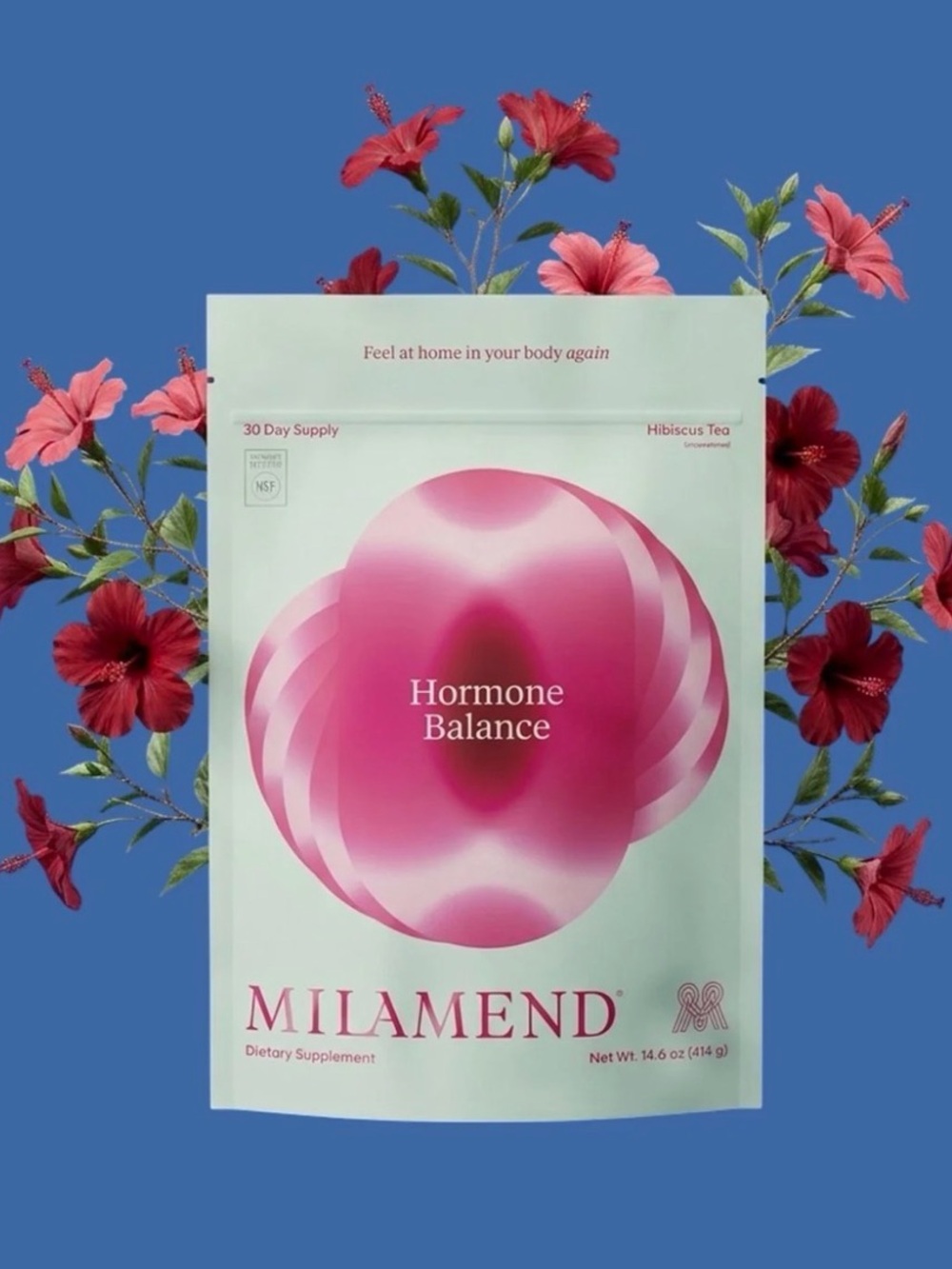 Milamend Hormone Balance Hibiscus Tea - Pink